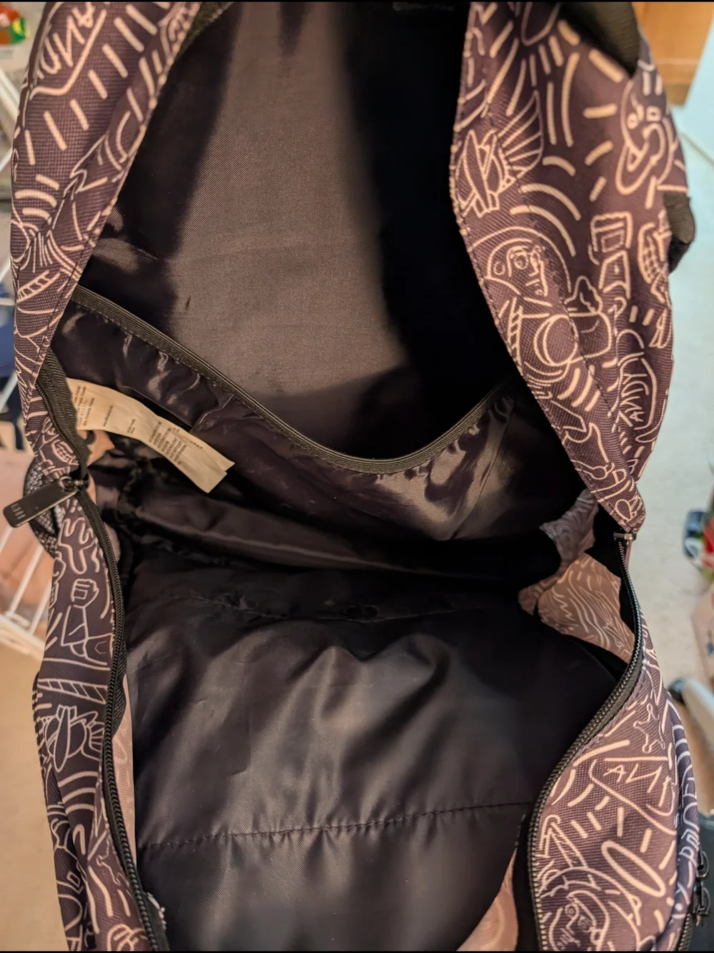 Neff Toy Story Backpack, Black & White